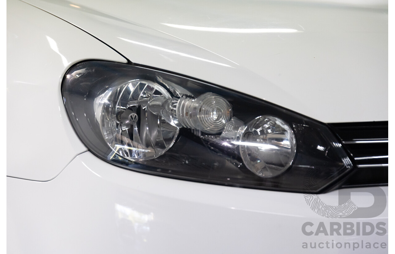 1/2012 Volkswagen Golf 118 TSI 1C 2d Cabriolet Pure White Twincharged 1.4L