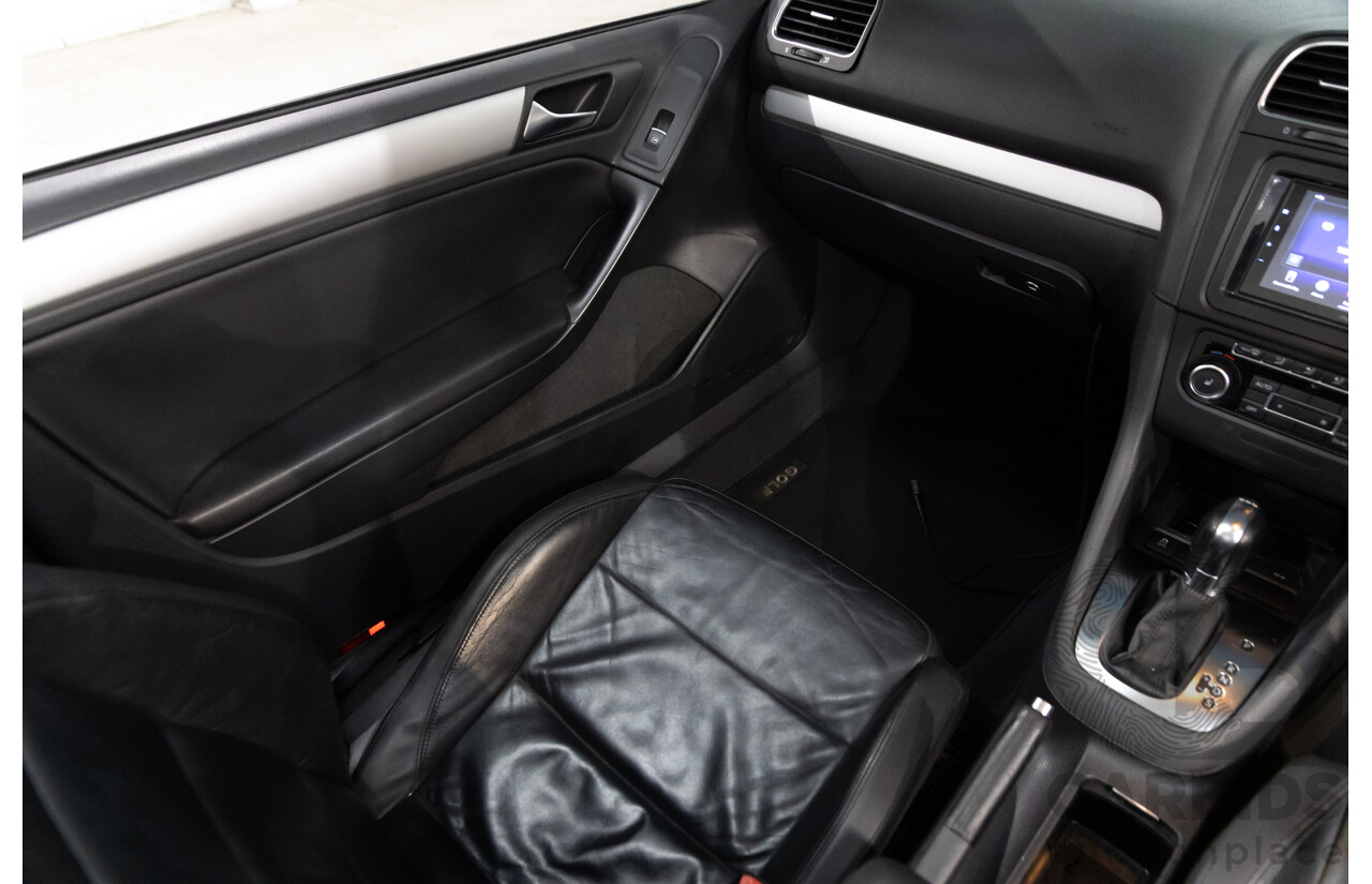 1/2012 Volkswagen Golf 118 TSI 1C 2d Cabriolet Pure White Twincharged 1.4L