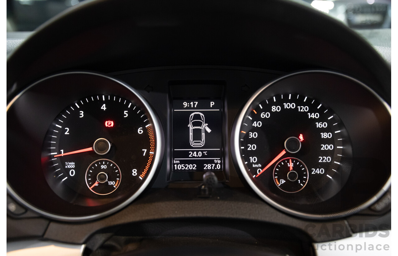 1/2012 Volkswagen Golf 118 TSI 1C 2d Cabriolet Pure White Twincharged 1.4L