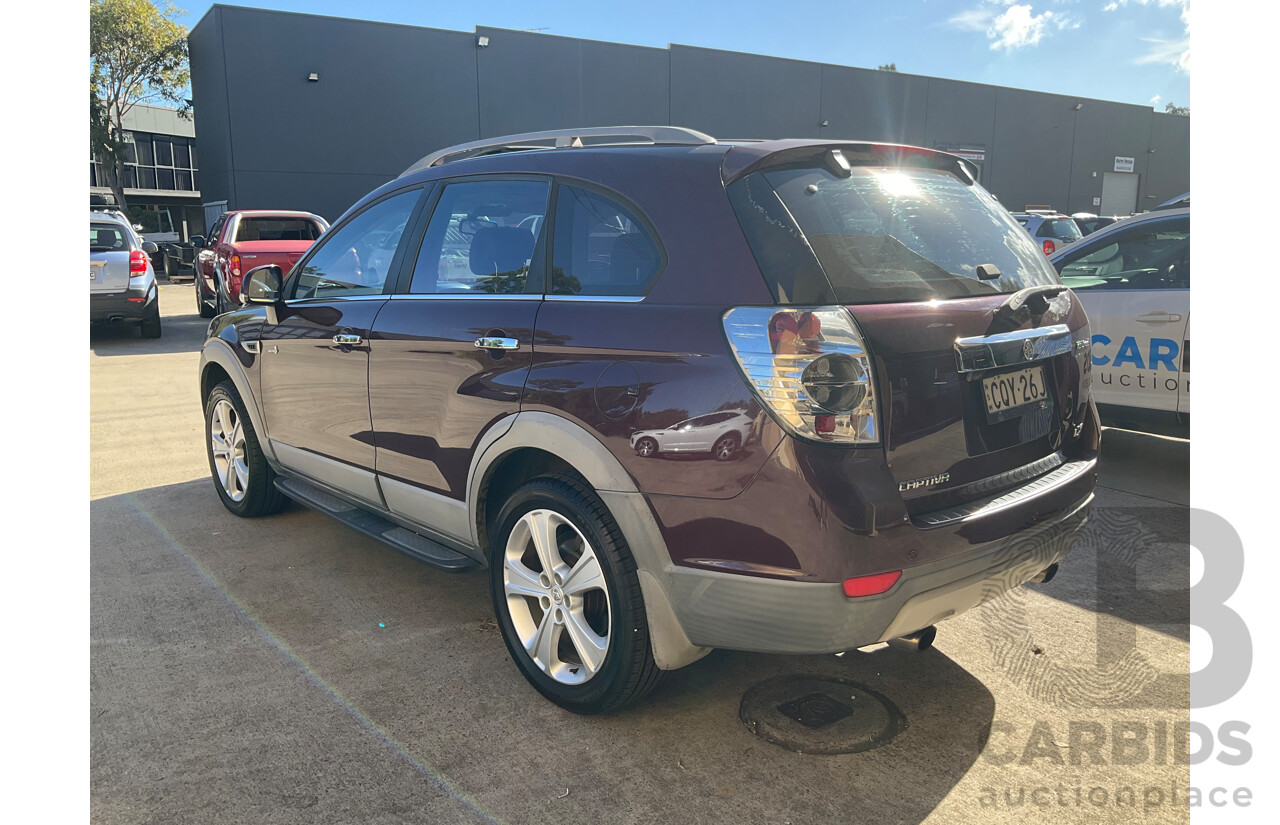 1/2013 Holden Captiva 7 LX (4x4) CG MY13 4d Wagon Maroon Turbo Diesel 2.2L - 7 Seater