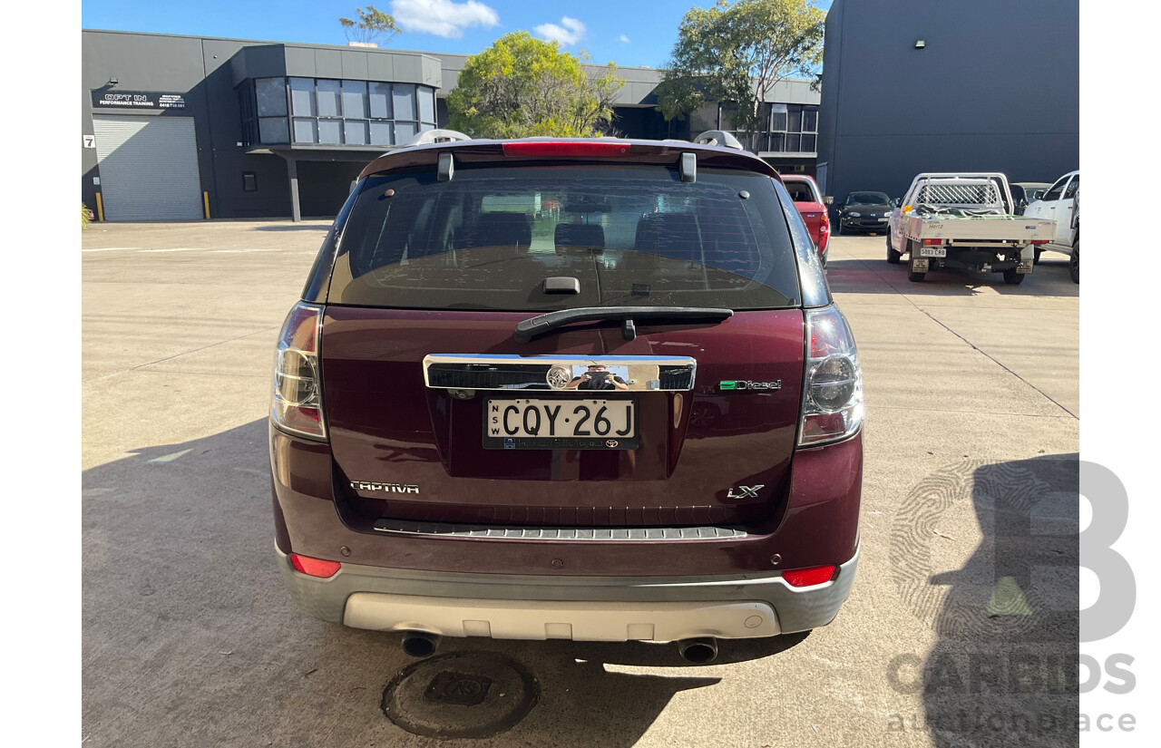 1/2013 Holden Captiva 7 LX (4x4) CG MY13 4d Wagon Maroon Turbo Diesel 2.2L - 7 Seater