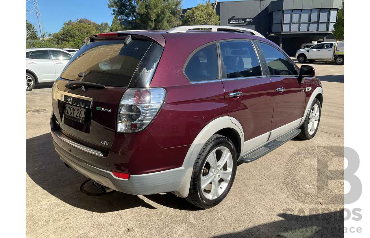 1/2013 Holden Captiva 7 LX (4x4) CG MY13 4d Wagon Maroon Turbo Diesel 2.2L - 7 Seater
