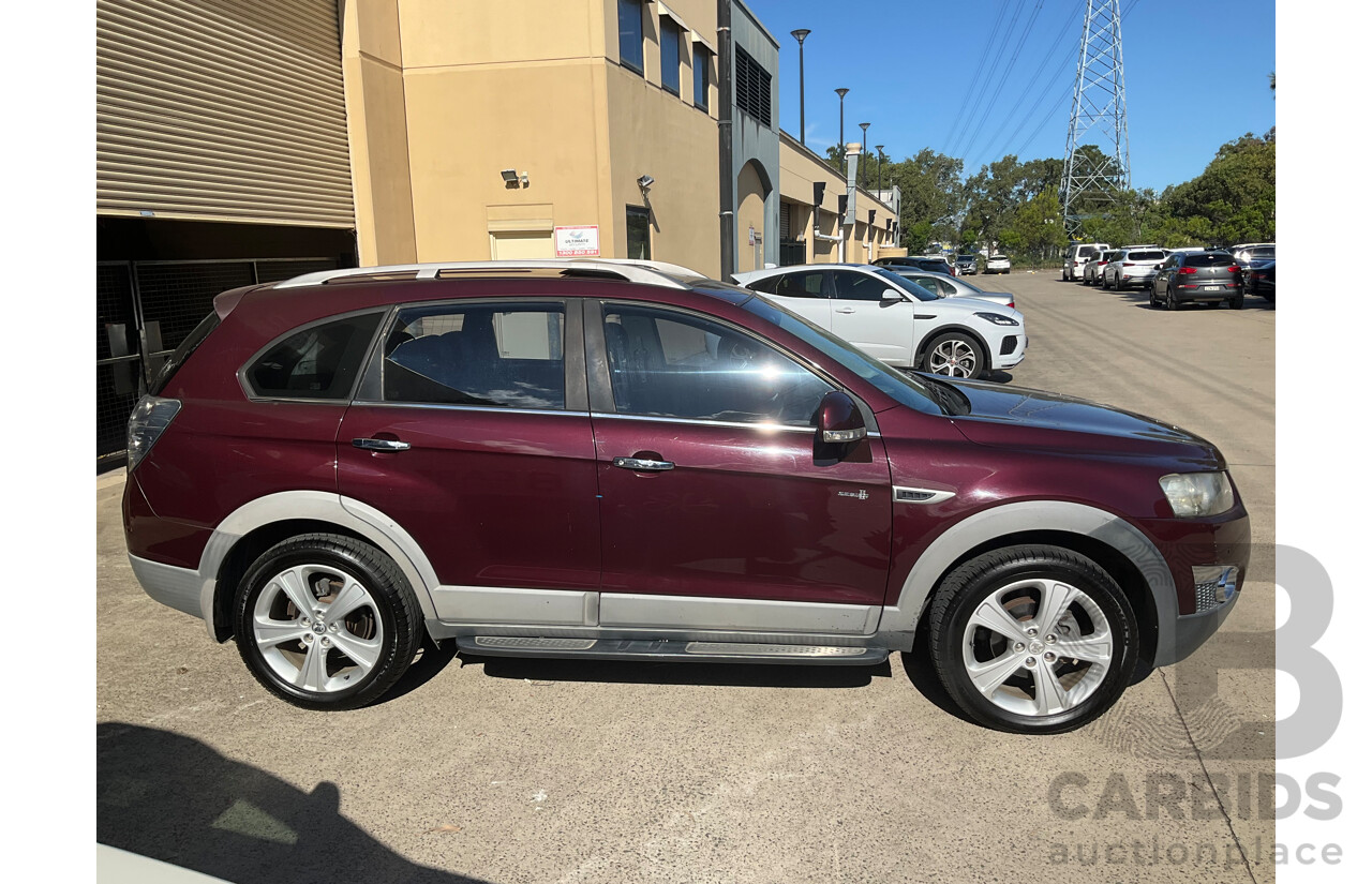 1/2013 Holden Captiva 7 LX (4x4) CG MY13 4d Wagon Maroon Turbo Diesel 2.2L - 7 Seater
