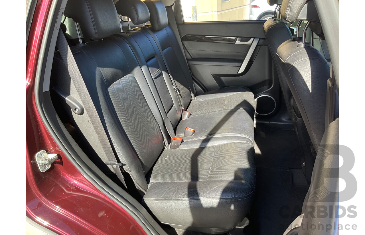 1/2013 Holden Captiva 7 LX (4x4) CG MY13 4d Wagon Maroon Turbo Diesel 2.2L - 7 Seater