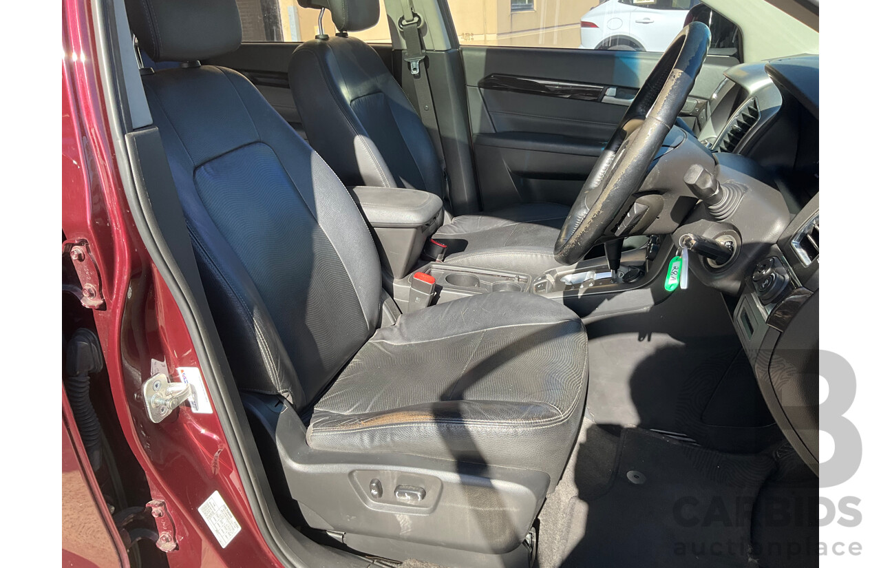 1/2013 Holden Captiva 7 LX (4x4) CG MY13 4d Wagon Maroon Turbo Diesel 2.2L - 7 Seater