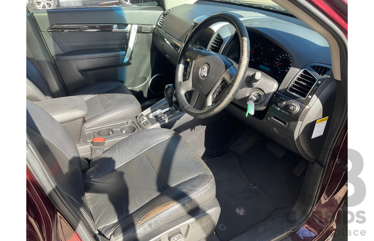 1/2013 Holden Captiva 7 LX (4x4) CG MY13 4d Wagon Maroon Turbo Diesel 2.2L - 7 Seater