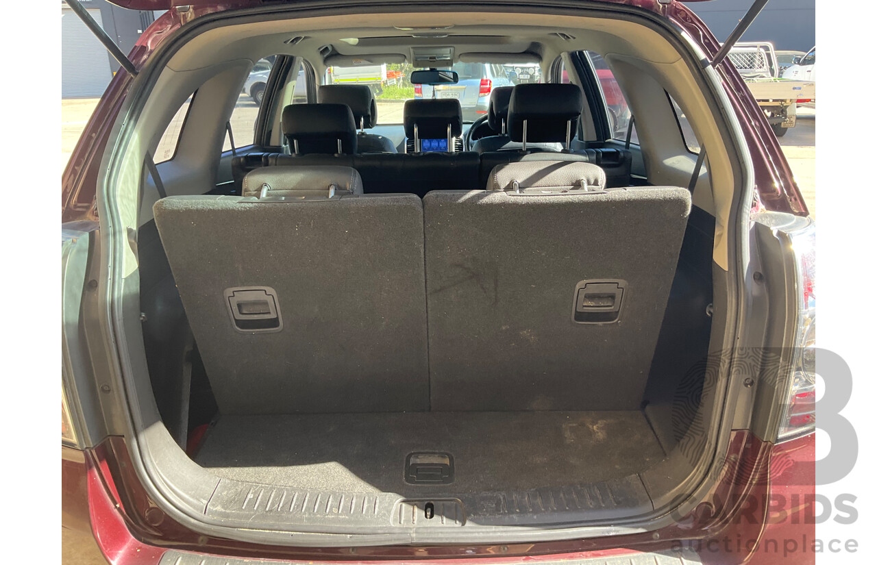 1/2013 Holden Captiva 7 LX (4x4) CG MY13 4d Wagon Maroon Turbo Diesel 2.2L - 7 Seater