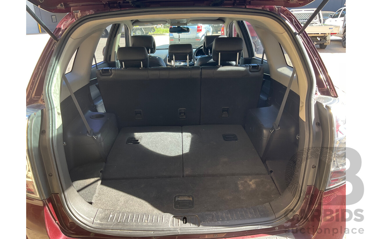 1/2013 Holden Captiva 7 LX (4x4) CG MY13 4d Wagon Maroon Turbo Diesel 2.2L - 7 Seater