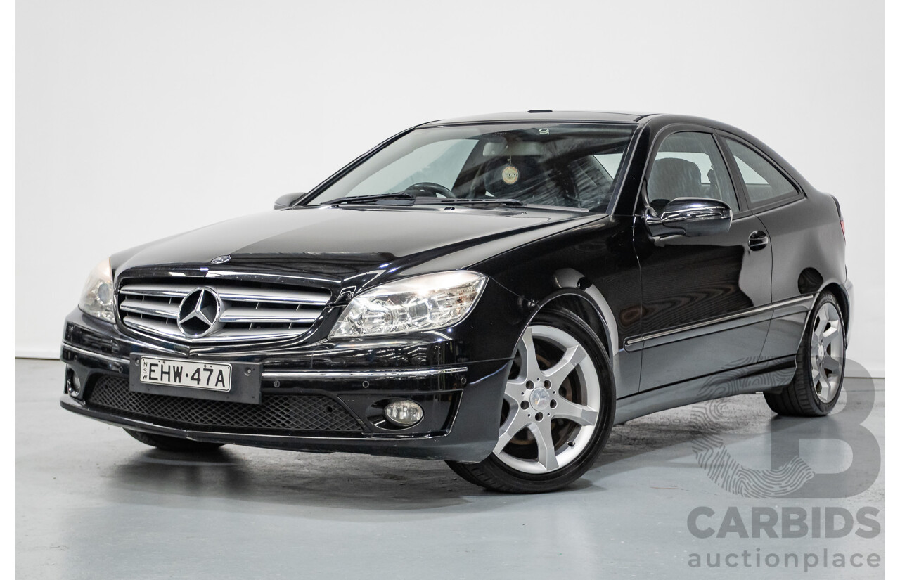 02/2010 Mercedes-Benz CLC200 Kompressor 203 MY10 2D Coupe Solid Black Supercharged 1.8L
