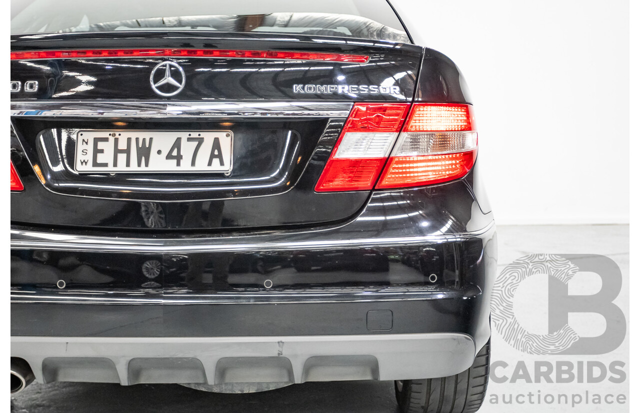 02/2010 Mercedes-Benz CLC200 Kompressor 203 MY10 2D Coupe Solid Black Supercharged 1.8L