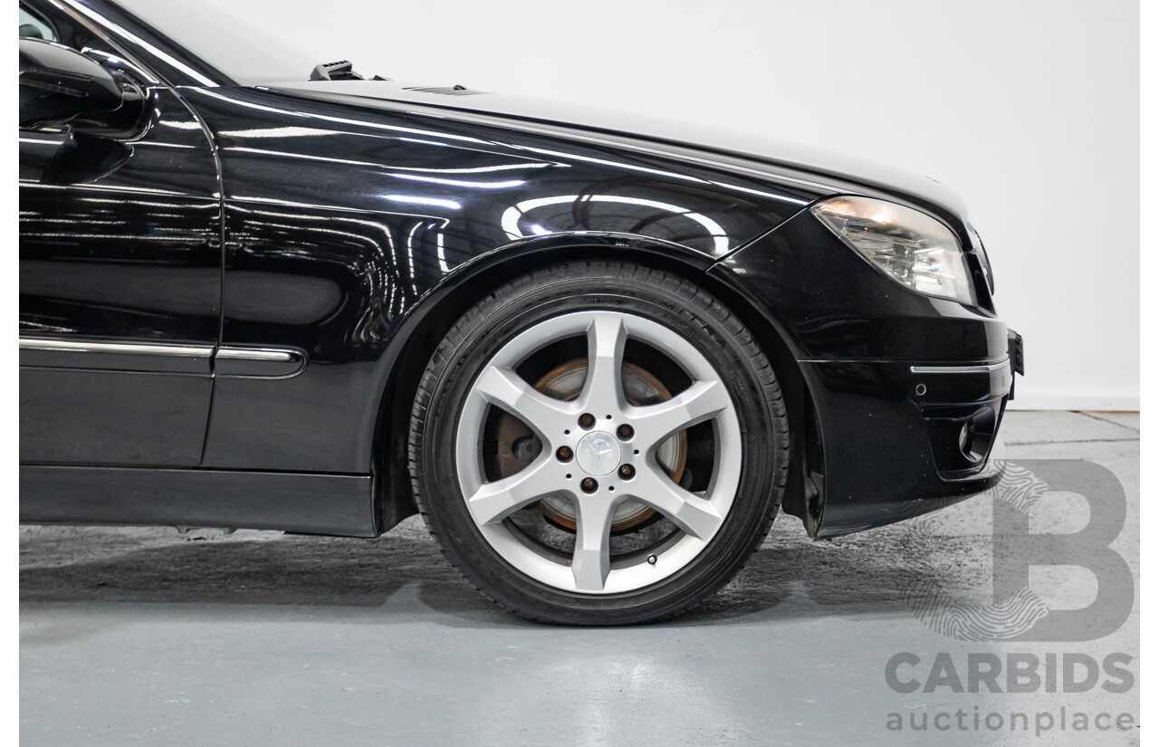 02/2010 Mercedes-Benz CLC200 Kompressor 203 MY10 2D Coupe Solid Black Supercharged 1.8L