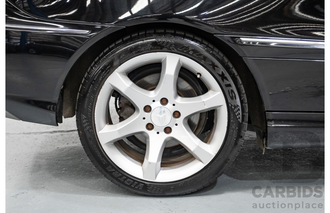 02/2010 Mercedes-Benz CLC200 Kompressor 203 MY10 2D Coupe Solid Black Supercharged 1.8L