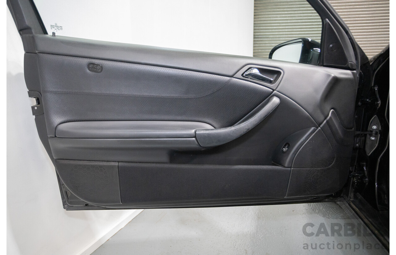 02/2010 Mercedes-Benz CLC200 Kompressor 203 MY10 2D Coupe Solid Black Supercharged 1.8L