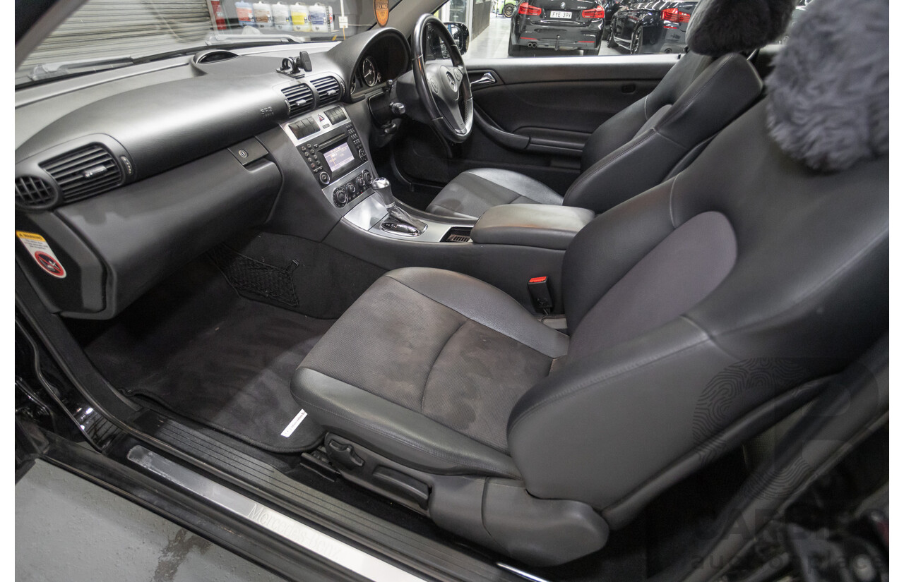 02/2010 Mercedes-Benz CLC200 Kompressor 203 MY10 2D Coupe Solid Black Supercharged 1.8L