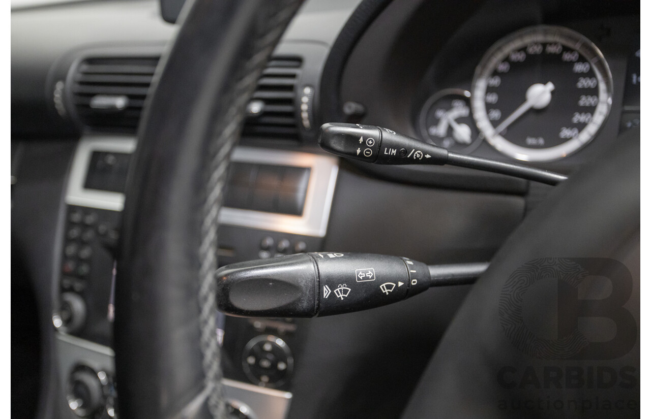 02/2010 Mercedes-Benz CLC200 Kompressor 203 MY10 2D Coupe Solid Black Supercharged 1.8L