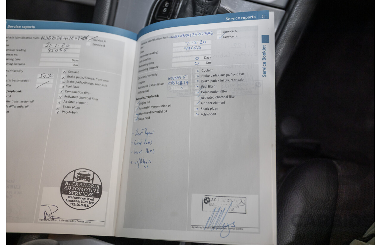 02/2010 Mercedes-Benz CLC200 Kompressor 203 MY10 2D Coupe Solid Black Supercharged 1.8L