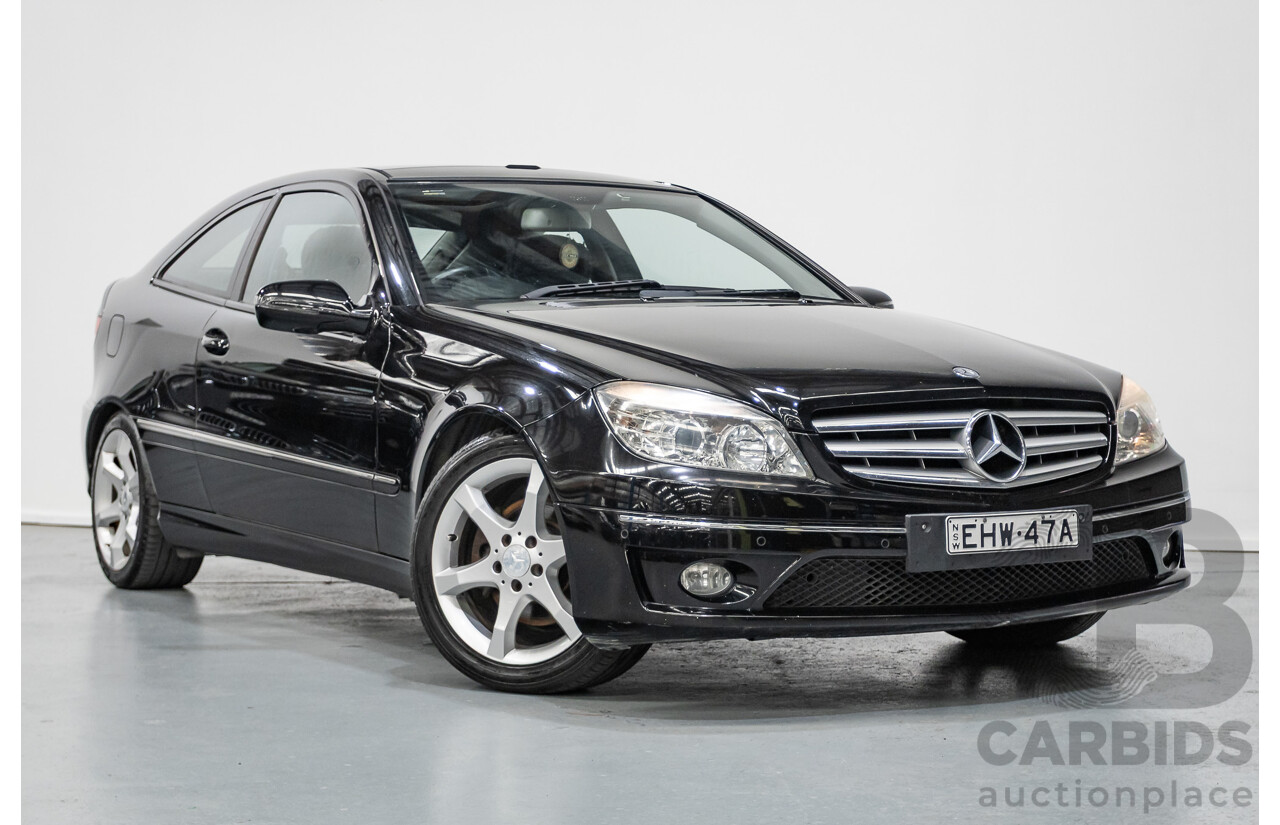 02/2010 Mercedes-Benz CLC200 Kompressor 203 MY10 2D Coupe Solid Black Supercharged 1.8L
