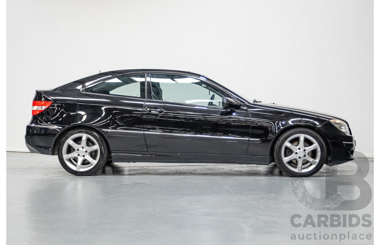 02/2010 Mercedes-Benz CLC200 Kompressor 203 MY10 2D Coupe Solid Black Supercharged 1.8L