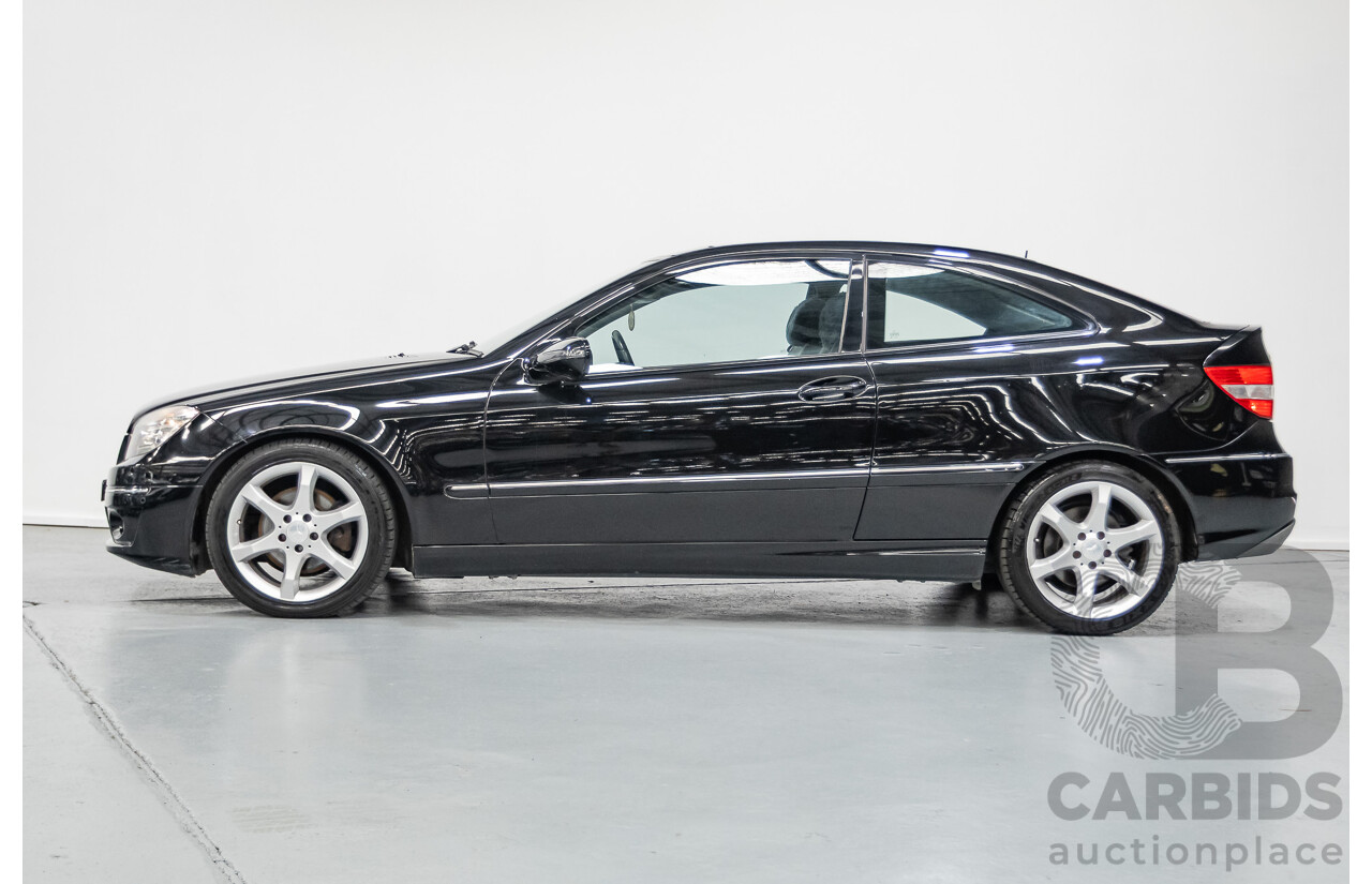 02/2010 Mercedes-Benz CLC200 Kompressor 203 MY10 2D Coupe Solid Black Supercharged 1.8L