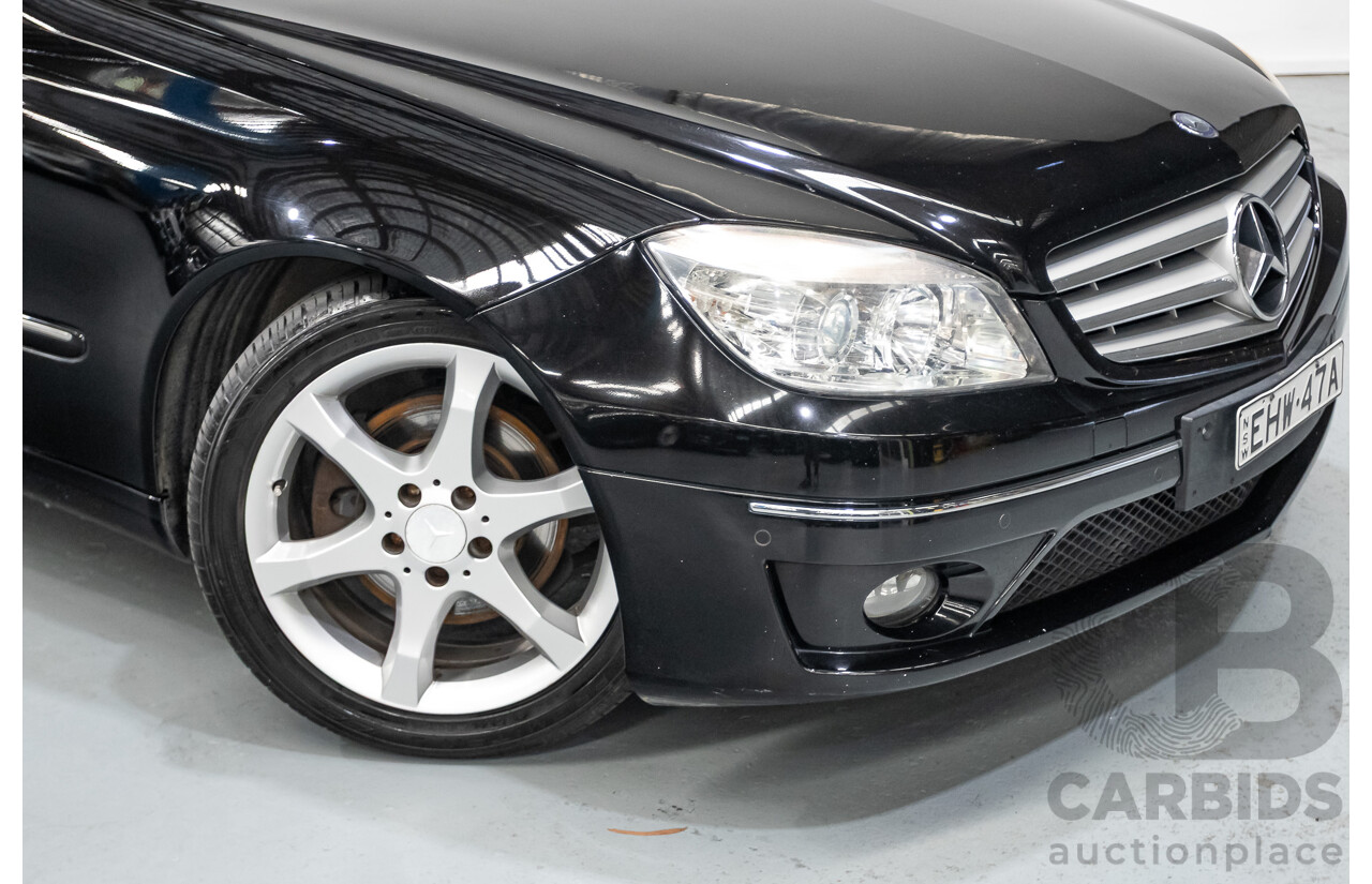02/2010 Mercedes-Benz CLC200 Kompressor 203 MY10 2D Coupe Solid Black Supercharged 1.8L