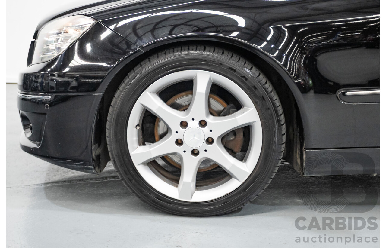 02/2010 Mercedes-Benz CLC200 Kompressor 203 MY10 2D Coupe Solid Black Supercharged 1.8L