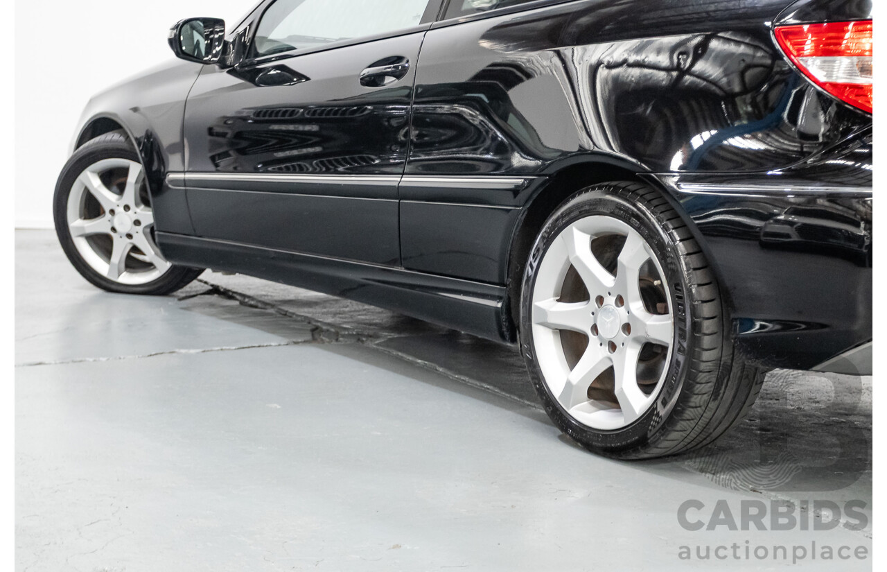 02/2010 Mercedes-Benz CLC200 Kompressor 203 MY10 2D Coupe Solid Black Supercharged 1.8L