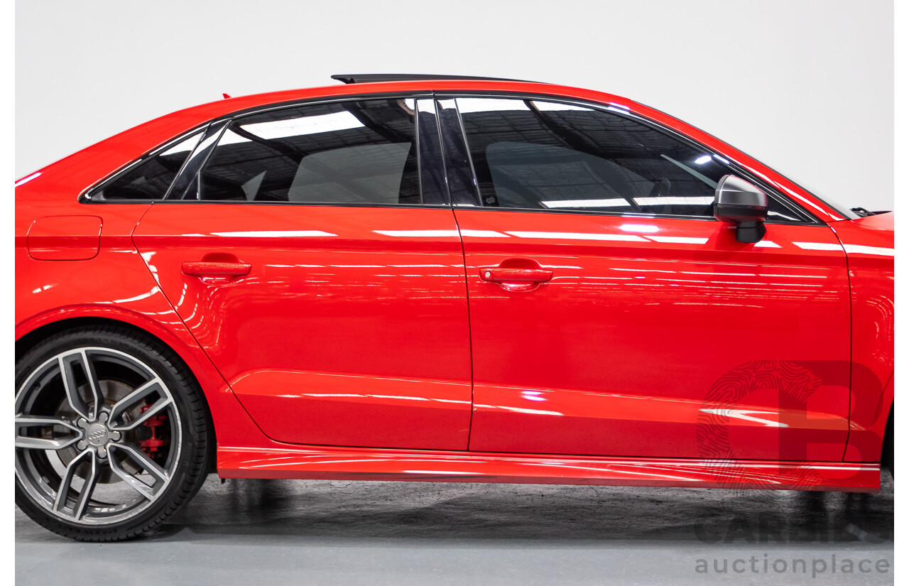 5/2015 Audi S3 2.0 TFSI Quattro (AWD) 8V MY15 4D Sedan Misano Red Pearlescent Turbo 2.0L