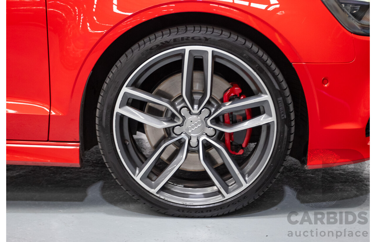 5/2015 Audi S3 2.0 TFSI Quattro (AWD) 8V MY15 4D Sedan Misano Red Pearlescent Turbo 2.0L