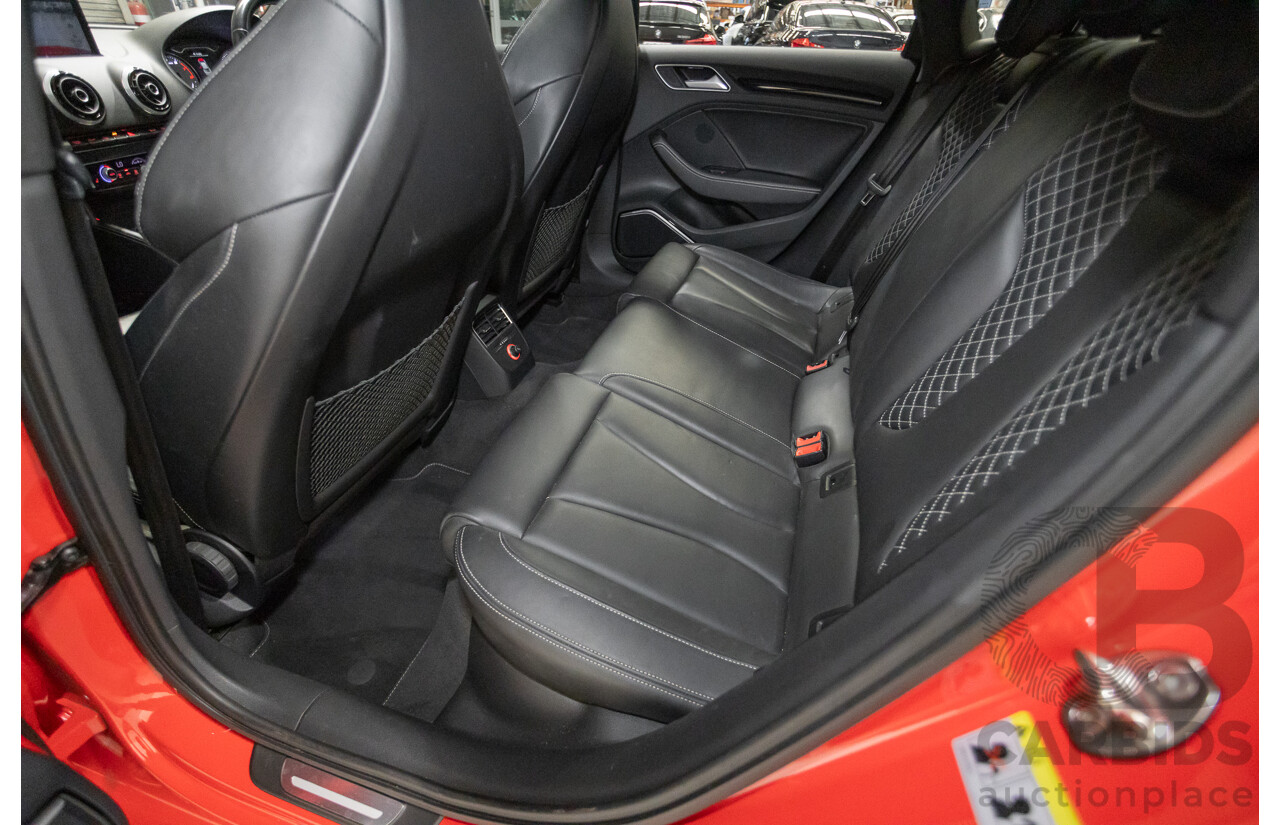 5/2015 Audi S3 2.0 TFSI Quattro (AWD) 8V MY15 4D Sedan Misano Red Pearlescent Turbo 2.0L