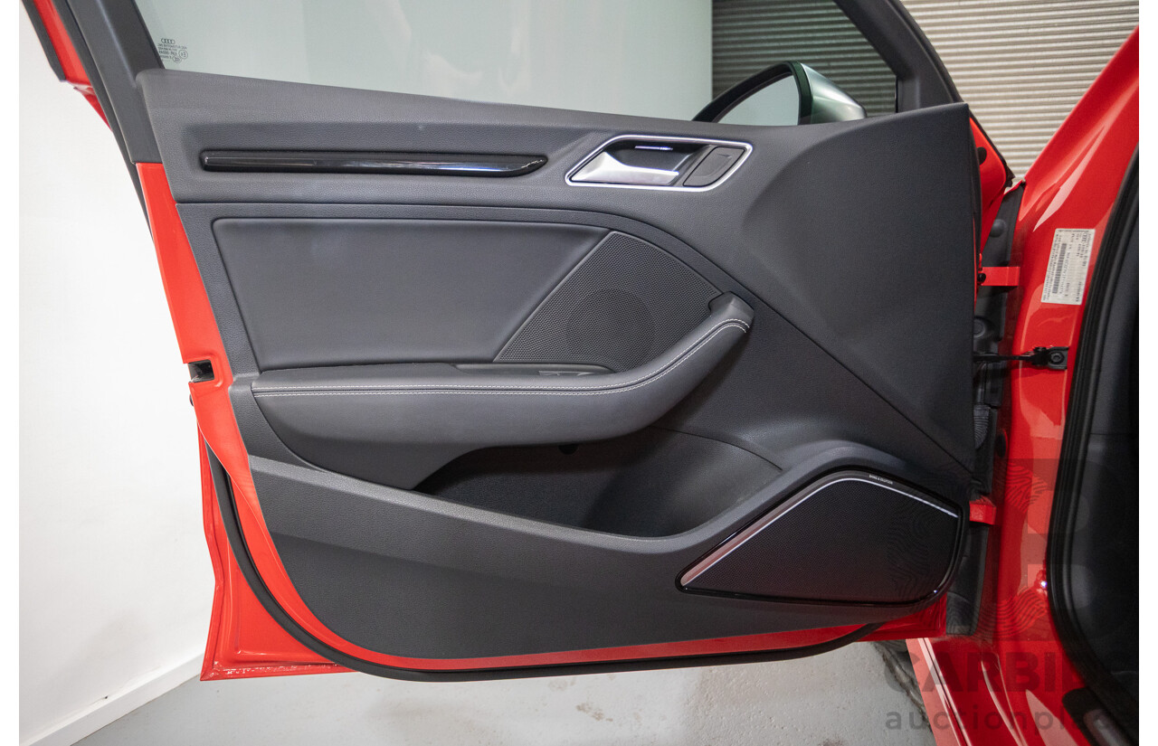 5/2015 Audi S3 2.0 TFSI Quattro (AWD) 8V MY15 4D Sedan Misano Red Pearlescent Turbo 2.0L