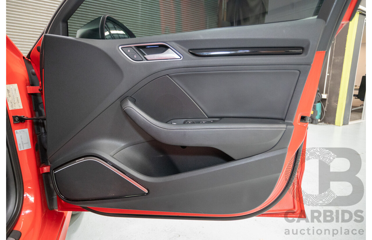 5/2015 Audi S3 2.0 TFSI Quattro (AWD) 8V MY15 4D Sedan Misano Red Pearlescent Turbo 2.0L
