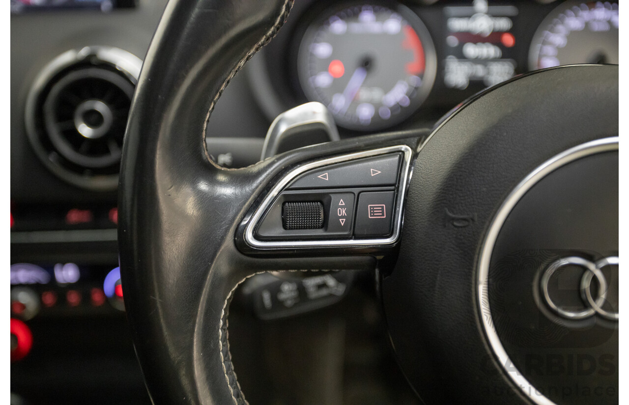 5/2015 Audi S3 2.0 TFSI Quattro (AWD) 8V MY15 4D Sedan Misano Red Pearlescent Turbo 2.0L