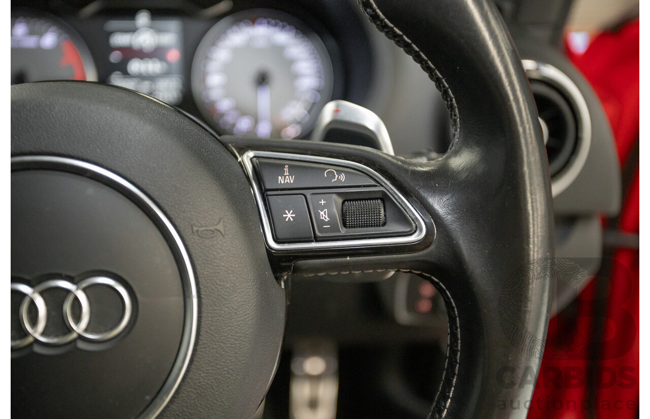 5/2015 Audi S3 2.0 TFSI Quattro (AWD) 8V MY15 4D Sedan Misano Red Pearlescent Turbo 2.0L