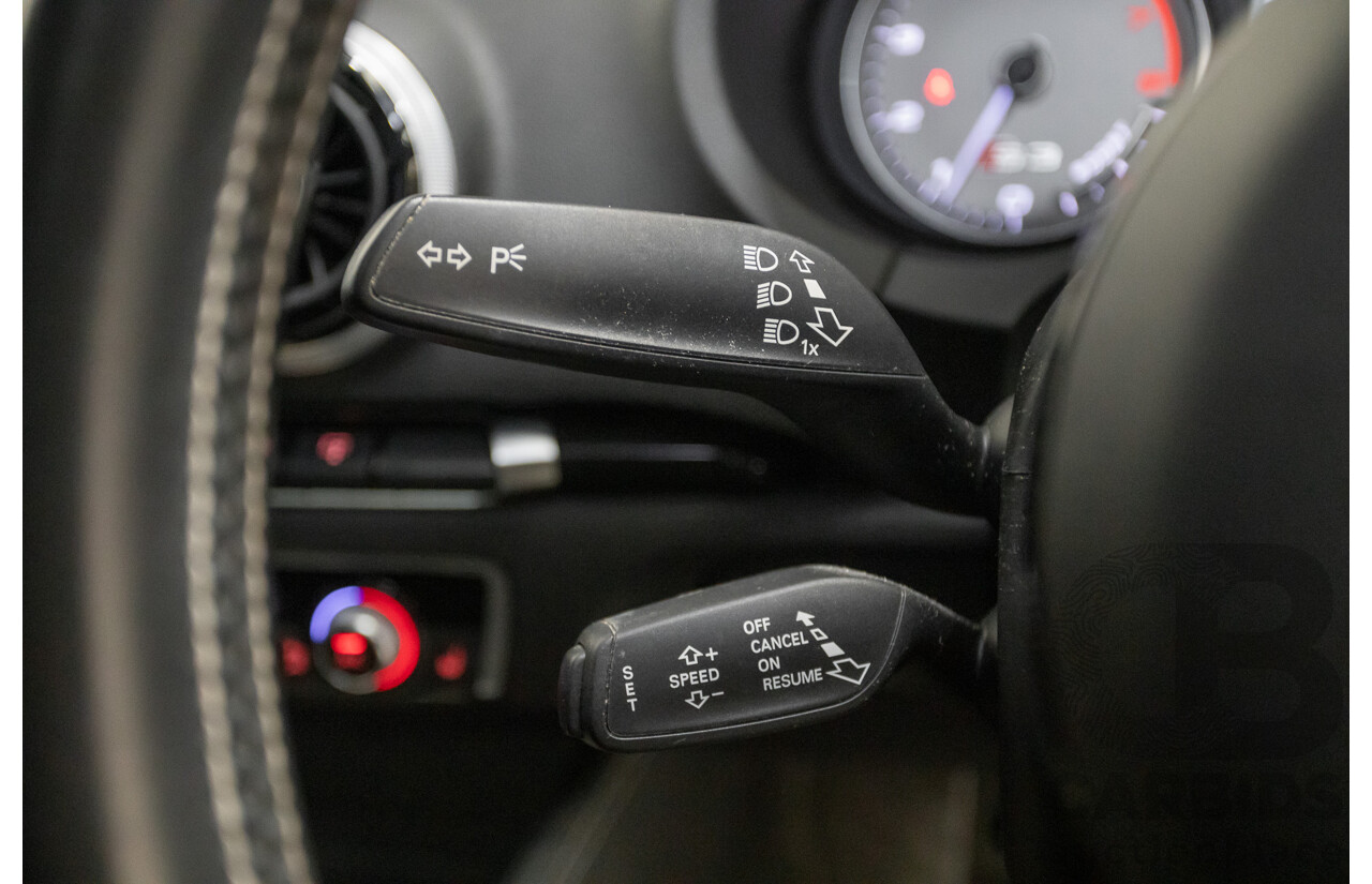 5/2015 Audi S3 2.0 TFSI Quattro (AWD) 8V MY15 4D Sedan Misano Red Pearlescent Turbo 2.0L