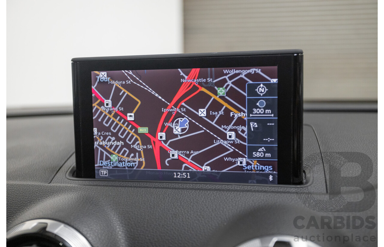 5/2015 Audi S3 2.0 TFSI Quattro (AWD) 8V MY15 4D Sedan Misano Red Pearlescent Turbo 2.0L