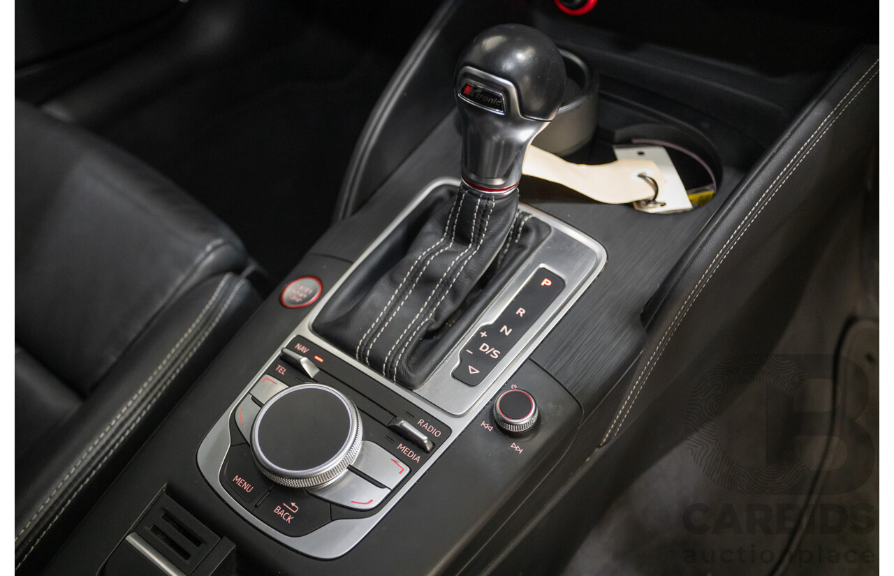 5/2015 Audi S3 2.0 TFSI Quattro (AWD) 8V MY15 4D Sedan Misano Red Pearlescent Turbo 2.0L