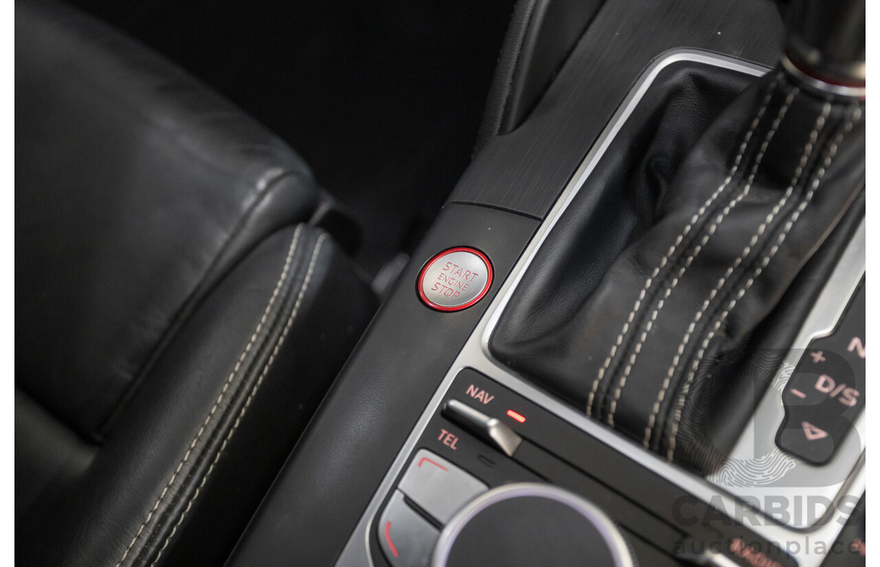 5/2015 Audi S3 2.0 TFSI Quattro (AWD) 8V MY15 4D Sedan Misano Red Pearlescent Turbo 2.0L