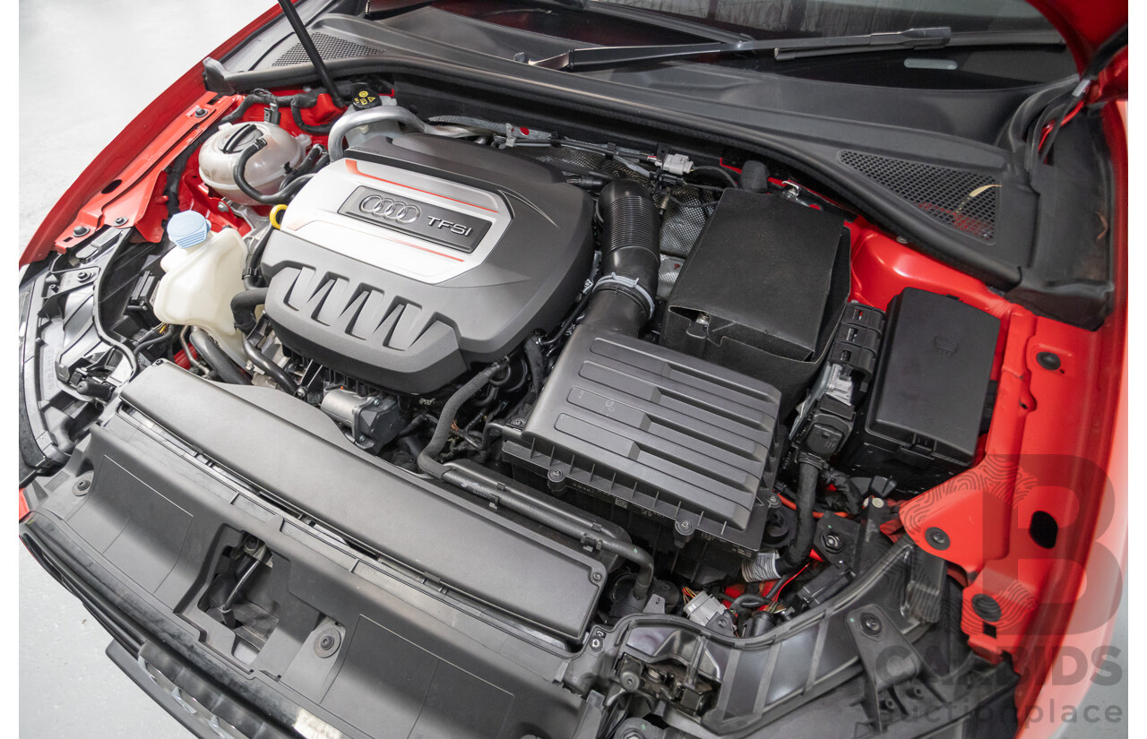 5/2015 Audi S3 2.0 TFSI Quattro (AWD) 8V MY15 4D Sedan Misano Red Pearlescent Turbo 2.0L