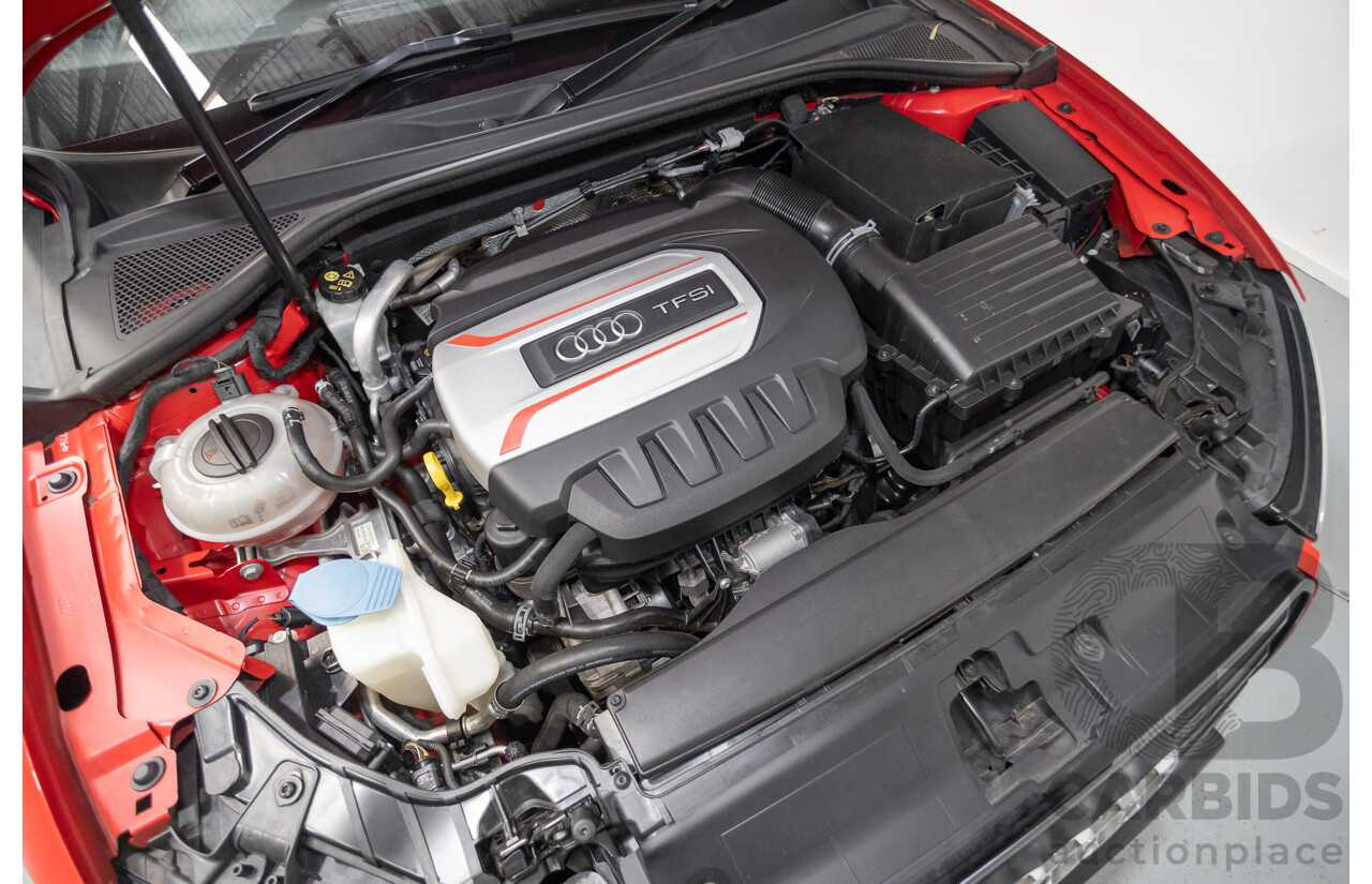 5/2015 Audi S3 2.0 TFSI Quattro (AWD) 8V MY15 4D Sedan Misano Red Pearlescent Turbo 2.0L