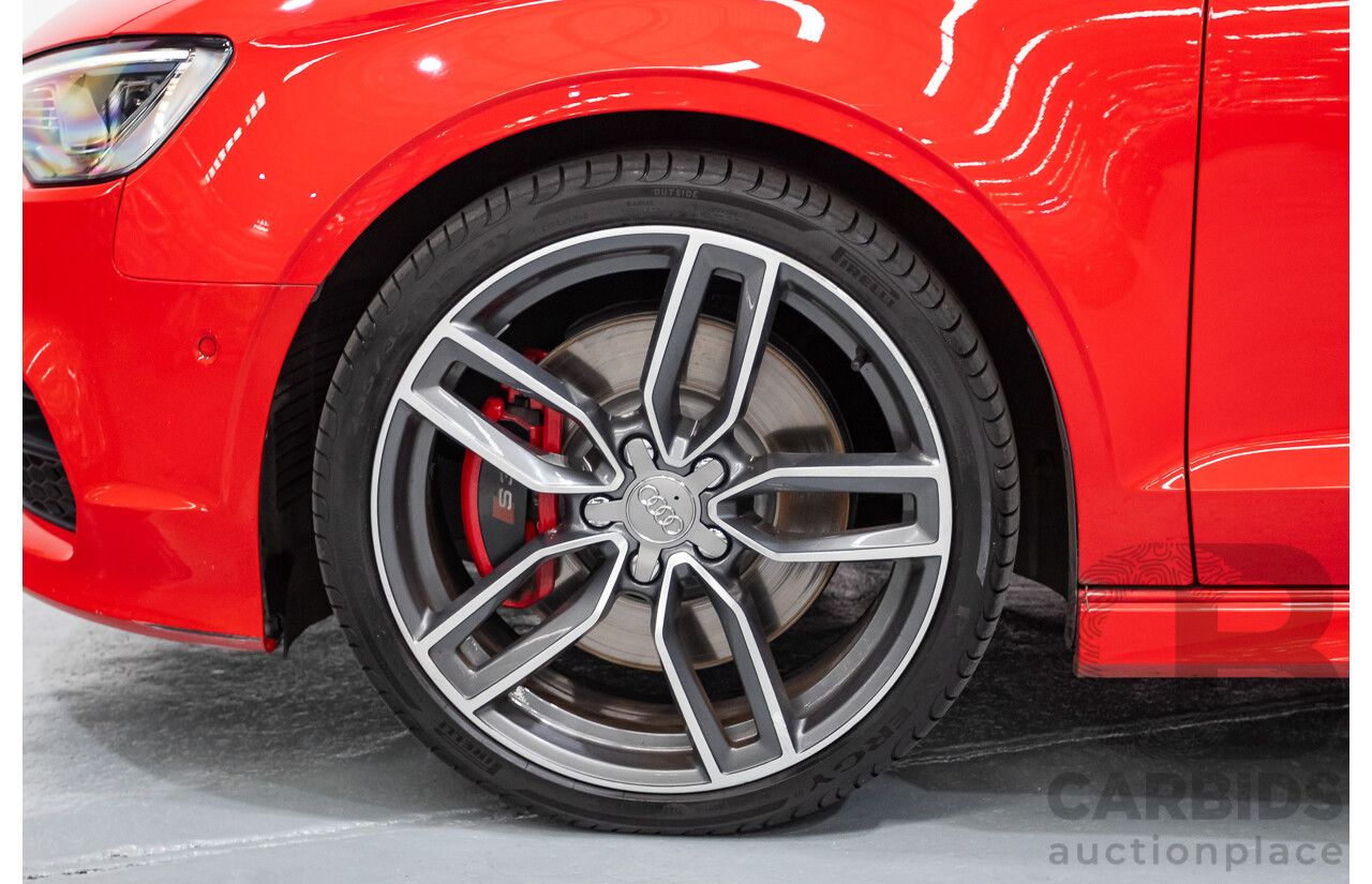 5/2015 Audi S3 2.0 TFSI Quattro (AWD) 8V MY15 4D Sedan Misano Red Pearlescent Turbo 2.0L