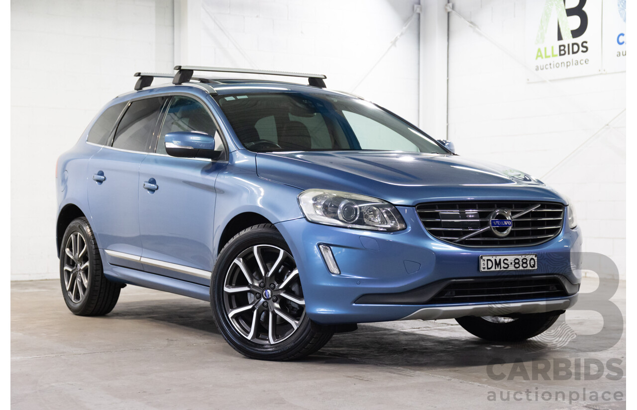 01/2017 Volvo XC60 D4 Luxury (AWD) DZ MY17 4d Wagon Blue Turbo Diesel 2.4L