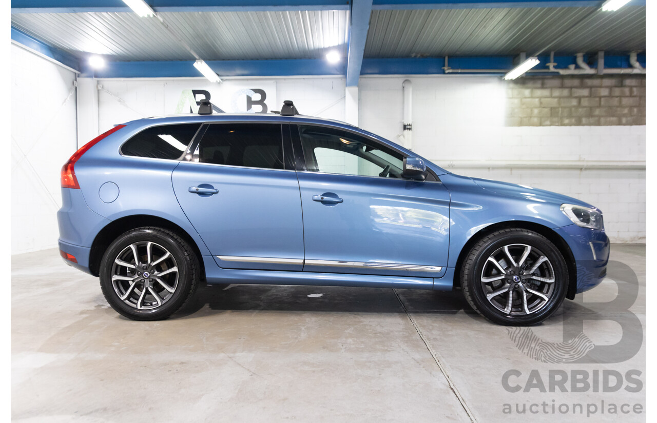 01/2017 Volvo XC60 D4 Luxury (AWD) DZ MY17 4d Wagon Blue Turbo Diesel 2.4L