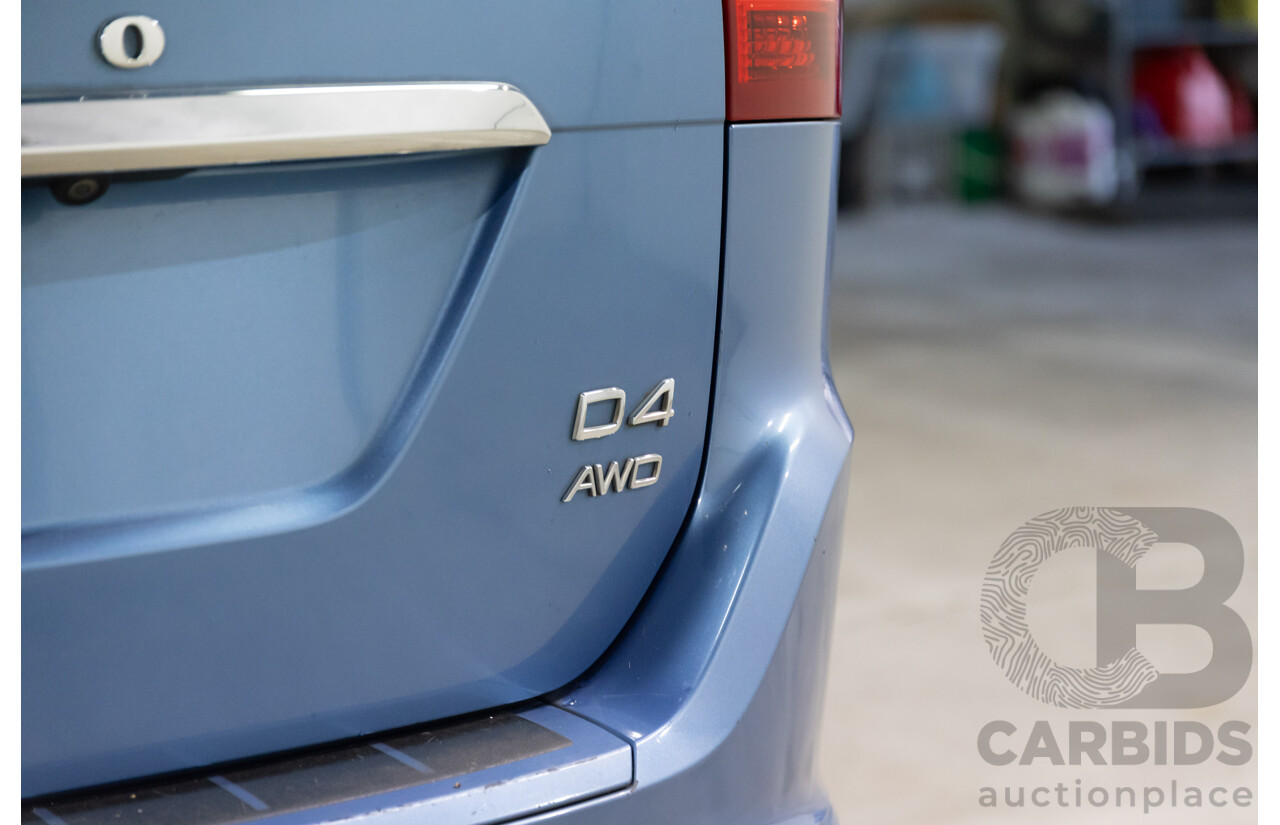 01/2017 Volvo XC60 D4 Luxury (AWD) DZ MY17 4d Wagon Blue Turbo Diesel 2.4L