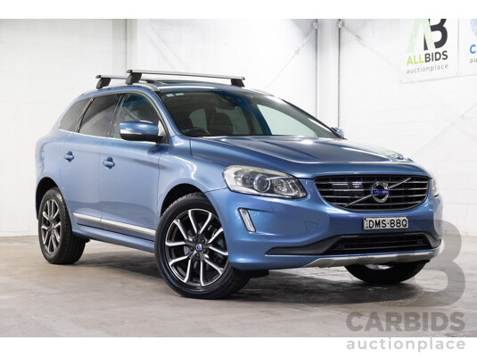 01/2017 Volvo XC60 D4 Luxury (AWD) DZ MY17 4d Wagon Blue Turbo Diesel 2.4L