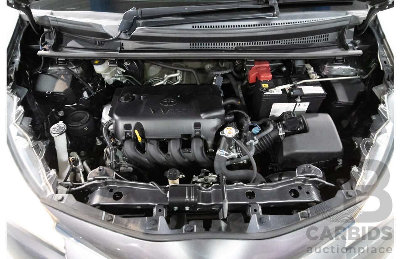 07/2019 Toyota Yaris Ascent (FWD) NCP130R MY18 5d Hatchback Magnetic Grey Metallic 1.3L