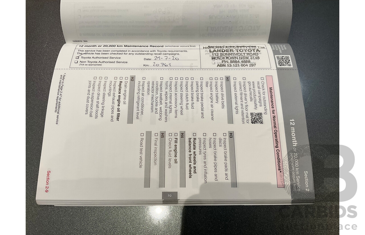 07/2019 Toyota Yaris Ascent (FWD) NCP130R MY18 5d Hatchback Magnetic Grey Metallic 1.3L