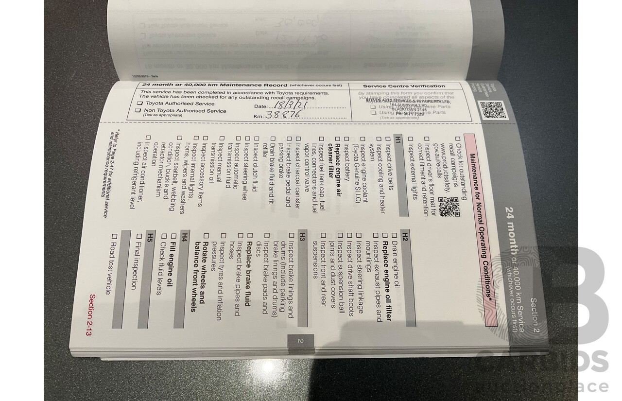 07/2019 Toyota Yaris Ascent (FWD) NCP130R MY18 5d Hatchback Magnetic Grey Metallic 1.3L