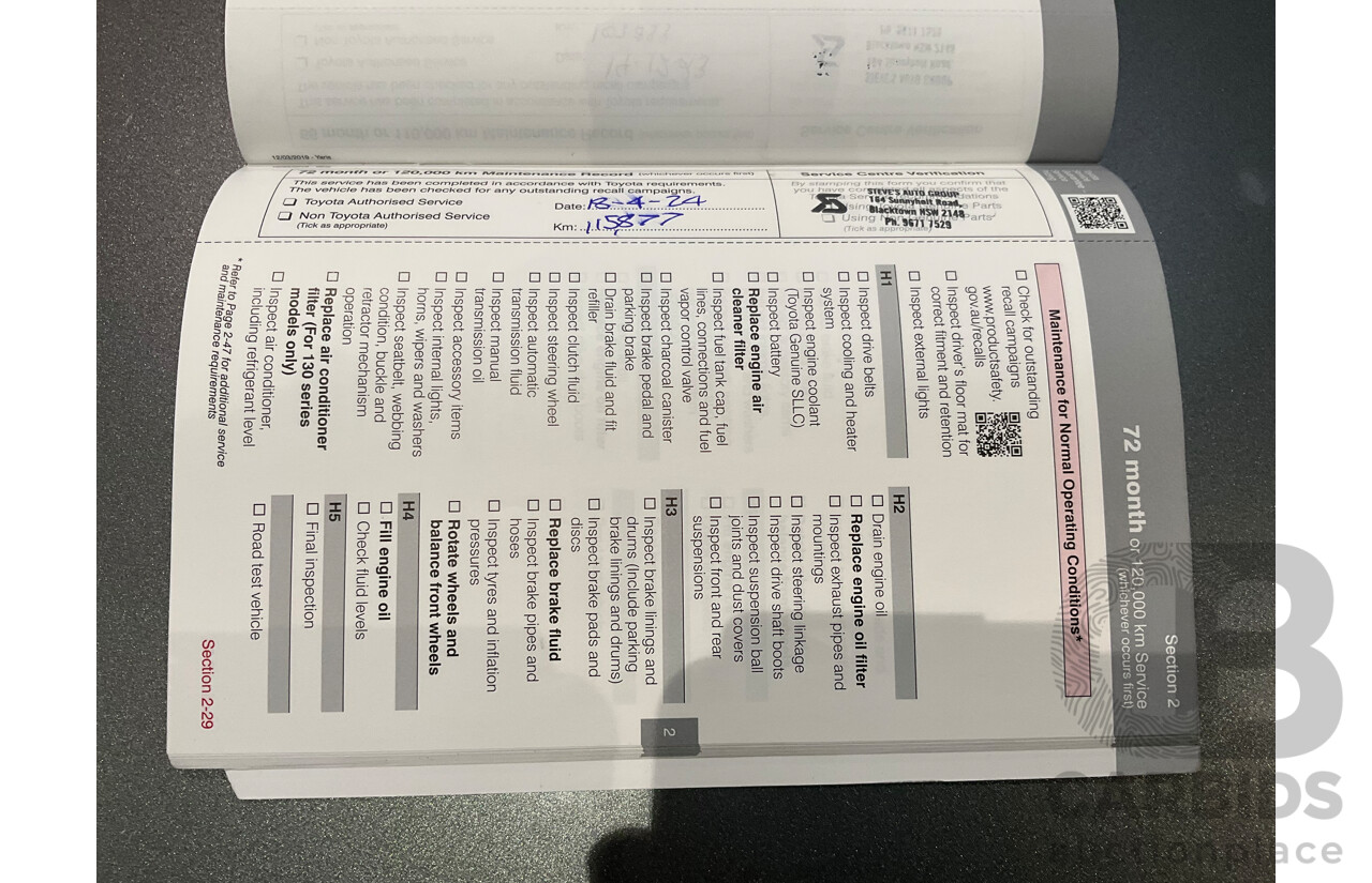 07/2019 Toyota Yaris Ascent (FWD) NCP130R MY18 5d Hatchback Magnetic Grey Metallic 1.3L