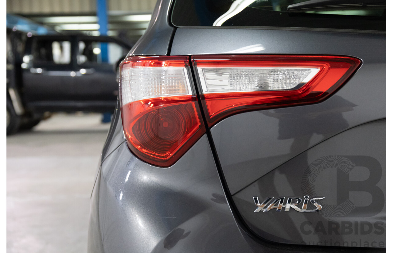 07/2019 Toyota Yaris Ascent (FWD) NCP130R MY18 5d Hatchback Magnetic Grey Metallic 1.3L