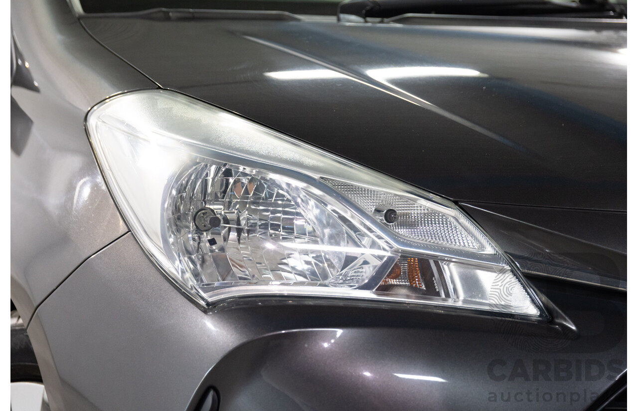 07/2019 Toyota Yaris Ascent (FWD) NCP130R MY18 5d Hatchback Magnetic Grey Metallic 1.3L